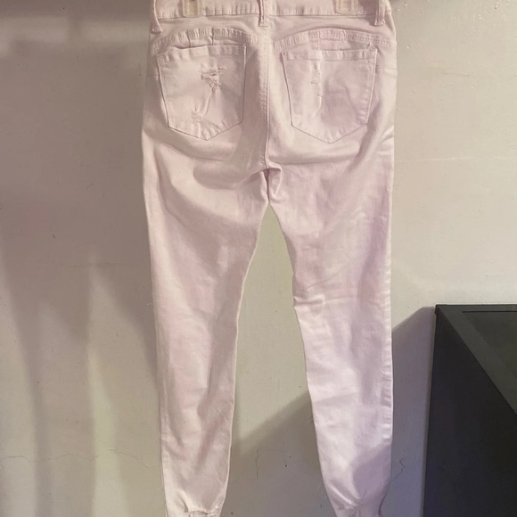 (Donating) White Ripped Jeans - Picture 2 of 2